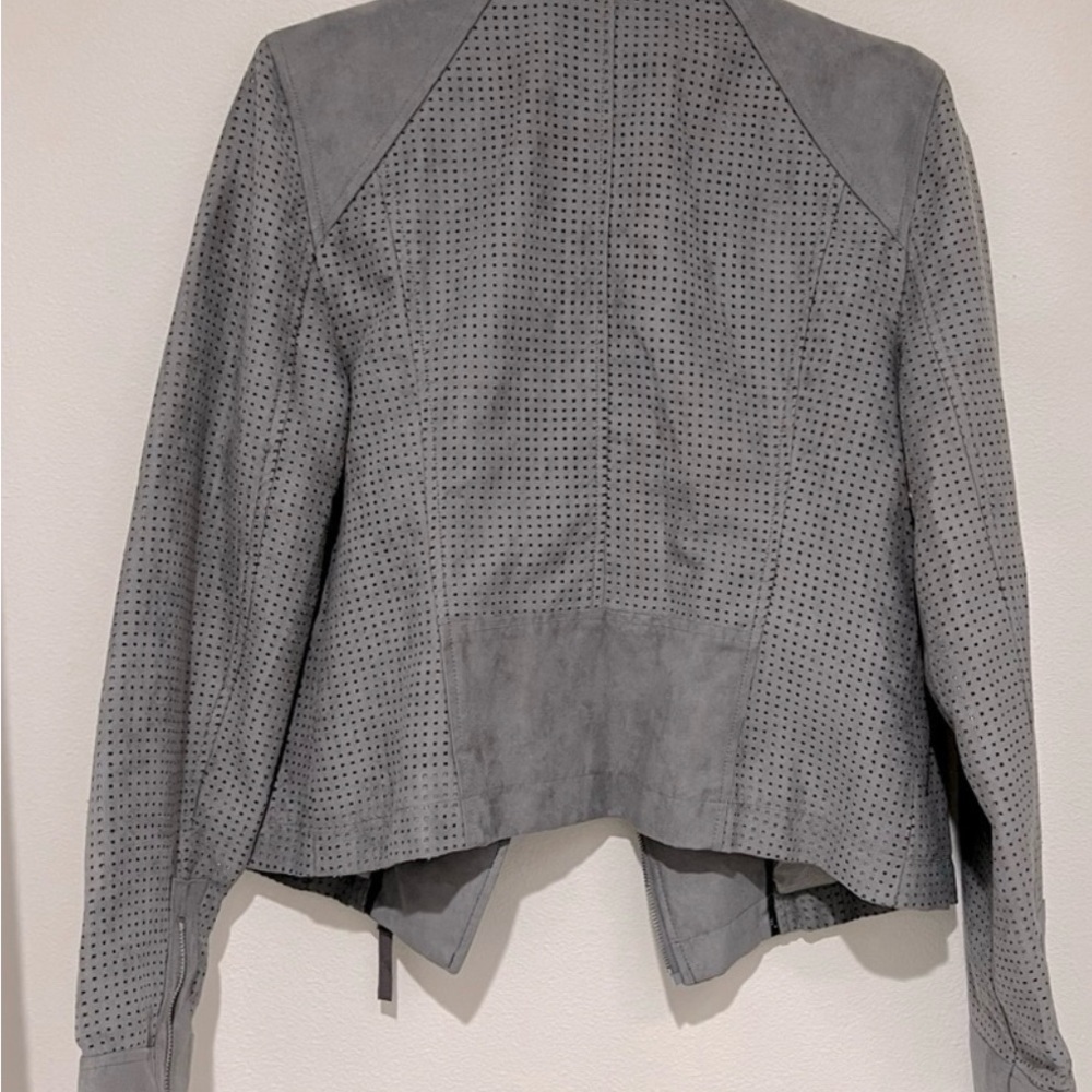 Jacket, Houndstooth Print, Checkered Pattern, Gray - image 3